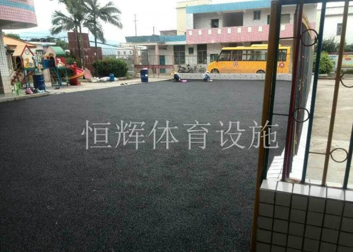 EPDM胶粒厂家的韶关武江区西河茗苑小学（蓓蕾幼儿园）项目